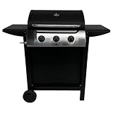 Barbecue Gaz Hawaï - 3 Brûleurs 8,4 kW Butane/Propane...