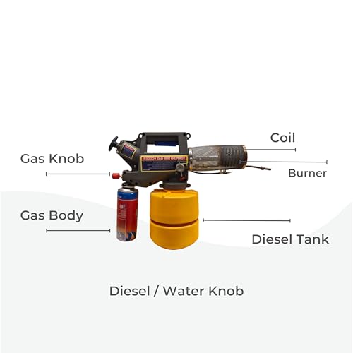 Image of Nakshatra� Thermal Fogging Machine - Portable Fogger for Pest Control | High-Efficiency Fogging Machine for Mosquito & Insect Control | Ideal for Indoor & Outdoor Use (Small)