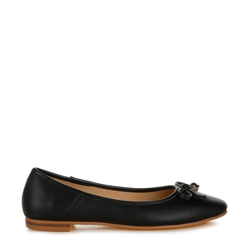 Enchanted Faux Leather Casual Ballerinas