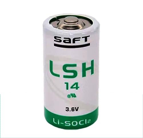 (1 Pack) for SAFT LSH14 Lithium Battery for SAFT LSH14 5800mAh 3.6V Size C LI-SOCI2 Battery