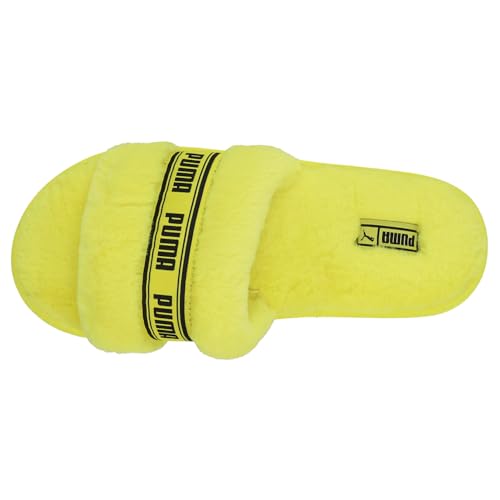 PUMA Kids Girls Fluffy Slide Casual Sandals Casual - Yellow - Size 5 M4
