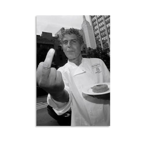CYGGFF Anthony Bourdain Portrait Art Poster 08x12