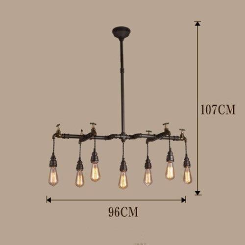 Light Lamp Industrial Wind Retro 7 Chandelier Steampunk Water Pipe Chandelier - Hanging Lantern Vintage Water Pipe Chandelier E27 Creative Restaurant Light Bar Table Cafe Water Pipe Chandelier Accesso steampunk buy now online Light Lamp Industrial Wind Retro 7 Chandelier Steampunk Water Pipe Chandelier - Hanging Lantern Vintage Water Pipe Chandelier E27 Creative Restaurant Light Bar Table Cafe Water Pipe Chandelier Accesso steampunk buy now online