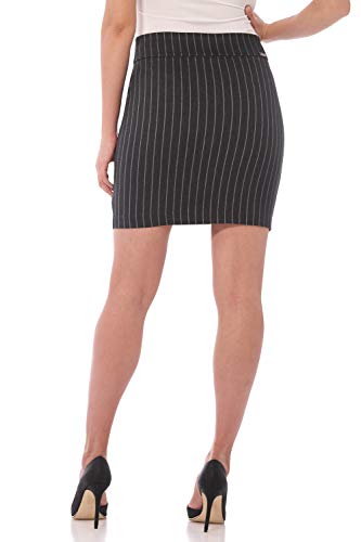 Image of Rekucci Women's Ease Into Comfort Above The Knee Stretch Pencil Skirt