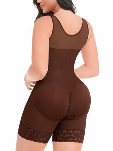 Image of YIANNA Fajas Colombianas Shapewear for Women Tummy Control Full Body Shaper Butt Lifter with Zipper Crotch