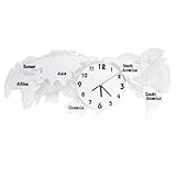 Horloge murale créative - un cadeau parfait pour et amis à noël et au an, horloge suspendue pour salon