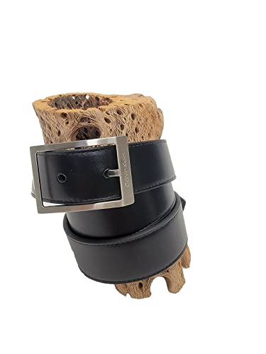 Calvin Klein Men's Swivel Buckle Belt Saffiano Reversible Size M3