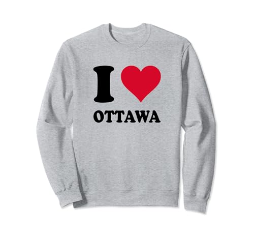 Me encanta Ottawa Sudadera