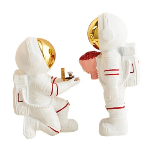Statue œuvre d'art astronaute RLKHXBS : ornement de table moderne pour salon