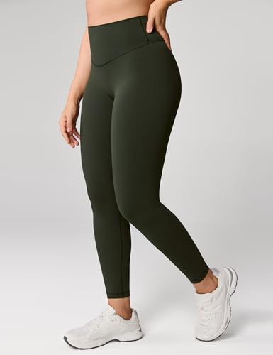 Image of UNISSU Hugcurve No Front Seam High Waisted Workout Leggings for Women Buttery Soft Yoga Pants Gym Athletic Tights - 25''