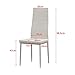 Albatros 2552 Milano Set de 4 sillas de Comedor, Blanco