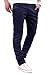 Produktbild behype. Herren Basic Chino Jeans-Hose Stretch Regular Slim-Fit 80-0310,Marine,34W / 34L