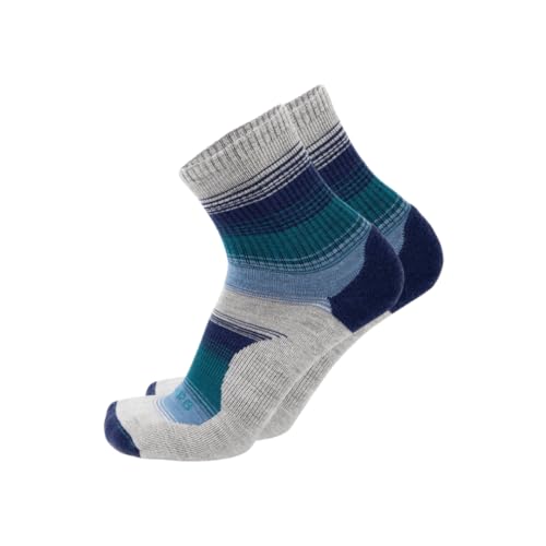 Image of GRIP6 Wool Micro-Crew Socks: Lightweight Wool Socks for Hiking, All Day Comfort - Wicking Crew Socks for Men and Women