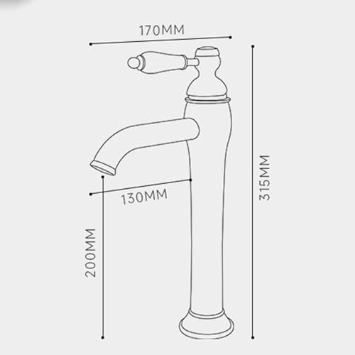 Mitigeur de lavabo à levier en céramique pour un réglage d'eau fluide et précis - 2