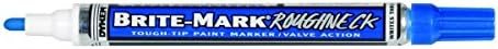 Dykem Paint Marker, Medium Tip, Blue Color Family, Paint 84201-1 Each