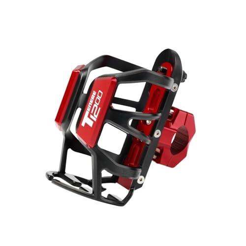 Porte-gobelet rouge pour Yamaha Super Tenere 1200 lors de vos voyages