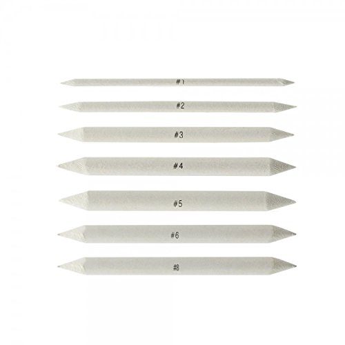 Creative Mark Blending Stumps - Solid Double-Ended Blending Stumps For Blending Charcoal, Pencils, Pastels, And More! - [Set Of 6] #TOP1