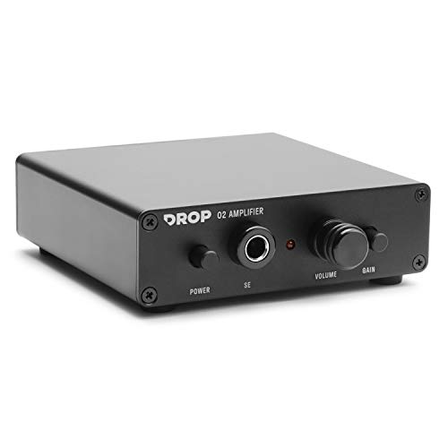 Drop Objective 2 Headphone Amp: Desktop Edition Amplifier (Medium), Black