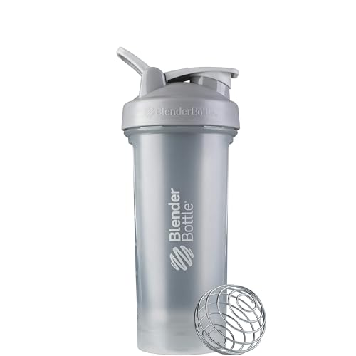 Image of BlenderBottle Classic V2 Shaker Bottle Perfect for Protein Shakes and Pre Workout, 28-Ounce, Pebble Grey