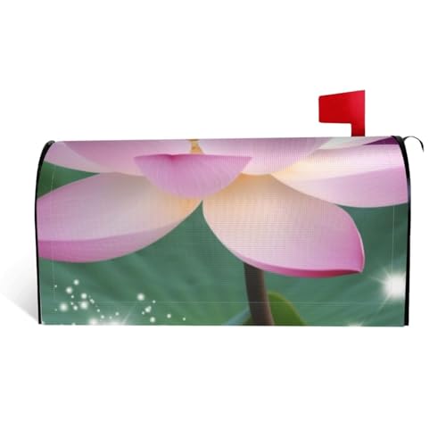 Coperture magnetiche per cassette postali con fiori asiatici, dimensioni standard 53,3 x 45,7 cm, involucri per cassette postali stagionali impermeabili copertura decorativa per cassette postali per