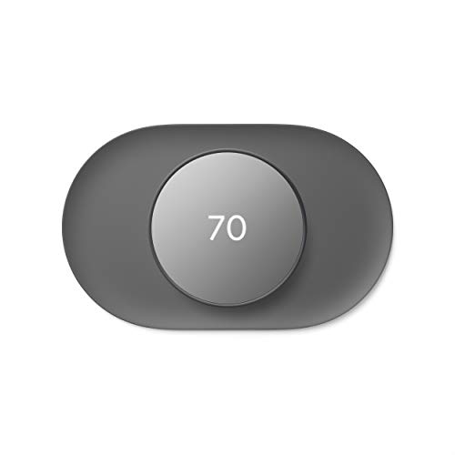Google Nest Thermostat Trim Kit - Made for the Nest Thermostat - Programmable Wifi Thermostat Accessory - Charcoal - image 2