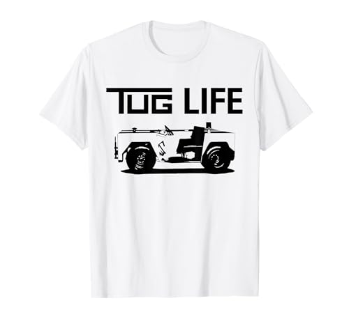 Camiseta de avión divertida de Tug Life Thug Life Camiseta