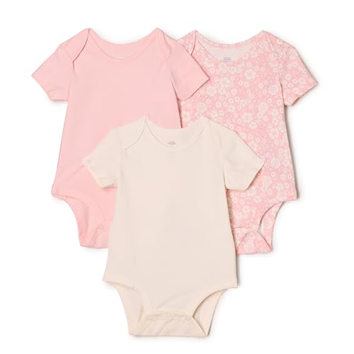 Amazon Essentials baby-girls Short Sleeve Crewneck Bodysuit