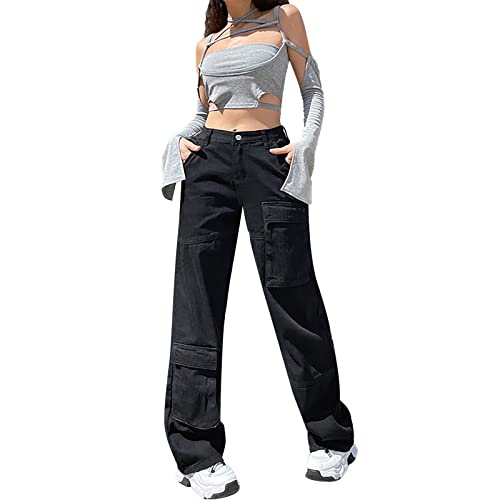 Pantalon cargo ample pour femmes idéal pour un look urbain décontracté