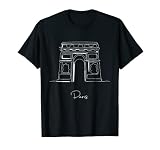 Arc de Triomphe de l’Étoile The Eiffel Tower Champ de Mars T-Shirt