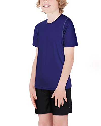 Black Bear Boys Youth Dry Fit T-Shirt - 2 Pack Active Athletic Performance Short Sleeve Shirts for Teens (Size: 4-18)3