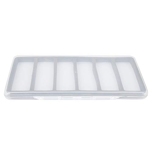 ルアータックルケース、安価なポータブル屋外ベイトケース、ルアー収納用の釣り用フォームアクセサリー付きABSフィッシングサプライ(6 cells)