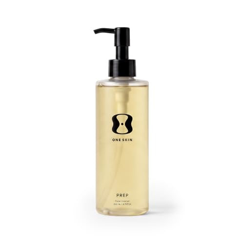 oneskin PREP Facial Cleanser, Gentle Exfoliating Gel, 200 mL / 6.76 fl oz | Non-stripping, fragrance-free daily cleanser removes impurities, makeup & excess oil. Boosts OS-01 Peptide absorption by 2.2x