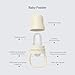 BIBS Baby Feeder with 2 Silicone Nipples, Compatible with Freezer Tray, Easy-Grip, BPA-Free - Ideal for Teething & Self-Feeding, 4+ Months - Ivory