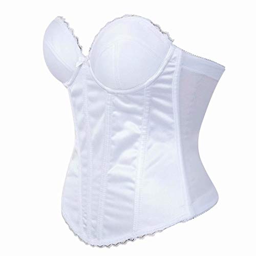 Josamogre Bustier Vollbrust Korsett Corsage Push up Braut sexy Dessous Fasching Mittelalter Lingerie – Bild 3