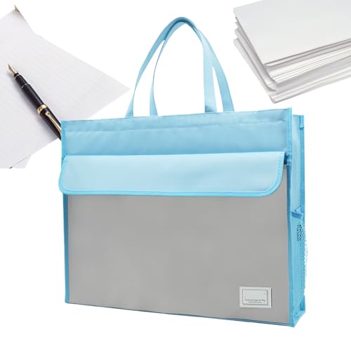 Bolso para documentos A3 portátil con asa y gran capacidad de almacenamiento para mapas