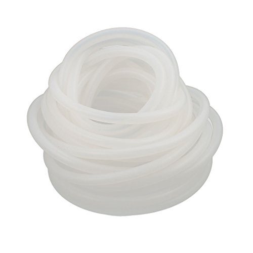 sourcing map 3 mm x 5 mm hochtemperaturbeständiger flexibler Silikonschlauch Schlauch 5 m Länge weiß sourcing map 3 mm x 5 mm hochtemperaturbeständiger flexibler Silikonschlauch Schlauch 5 m Länge weiß