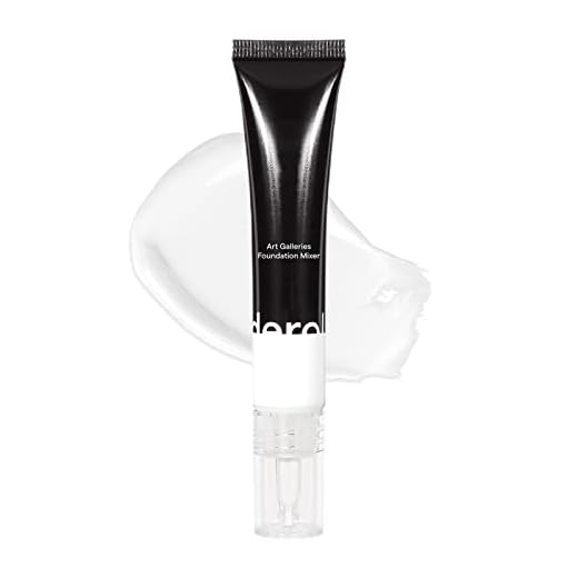 Erinde Liquid Foundation Mixing Pigment, Foundation Color Corrector, Sweat-Proof Long Lasting Silky-Smooth, Lightweight and Easy to Blend, White