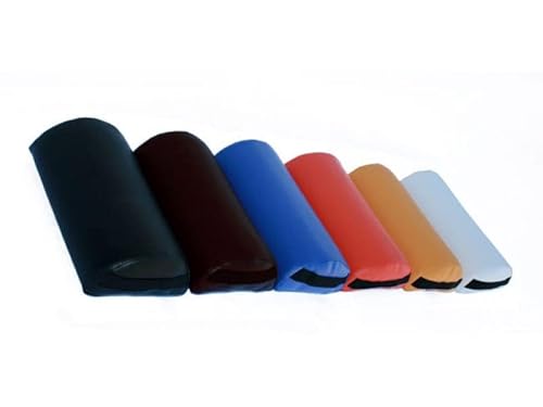 Mittlerer Zylinderkissen, kurz, Maße 30 x 18 cm, Blau Cover
