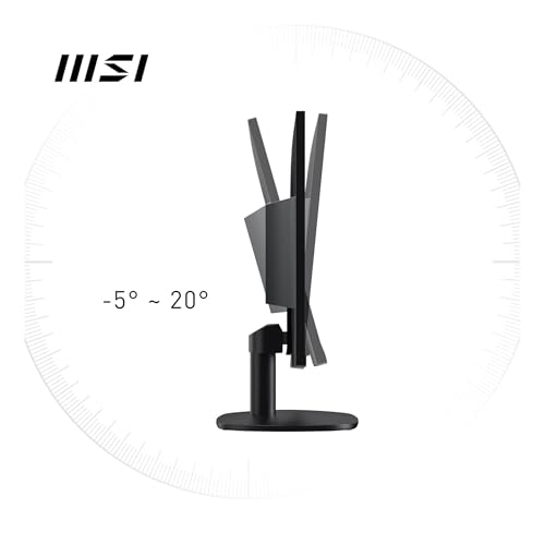 Image of MSI PRO MP245V 23.8 Inch Full Hd LCD Office Monitor - 1920 X 1080 Va Panel, 100 Hz, Eye-Friendly Screen, VESA Mountable, Display Kit Support, Tilt Adjustable - HDMI 1.4, D-Sub