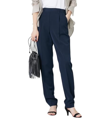 トールサイズ用テーパードパンツ（股下長め・ストレッチ素材）