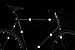 Bookman Reflective Stickers, Dots (White) - Bike Stickers - Reflective Tire Stickers, 8 x Large and 4 x Small