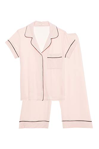 Image of Eberjey Gisele Short Sleeve and Cropped Pant PJ Set