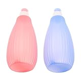 VICASKY 2pcs Travel Bidet Portable Handheld Sprayer 350ml Bum Cleaner Private Part Cleaning Bottle for Perineal Care Bathing Kit