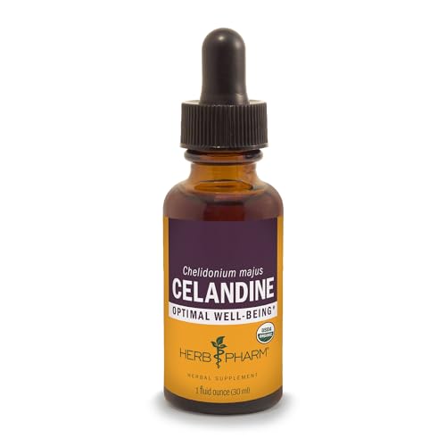 Herb Pharm Certified Organic Celandine Liquid Extract Drops, 1 Oz