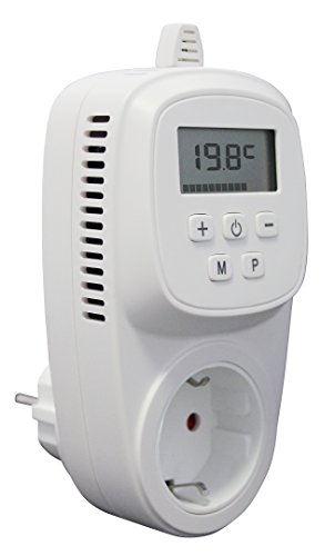 Preisvergleich Produktbild INROT Heiz Systeme 70087 INROT Stecker Thermostat, programmierbar