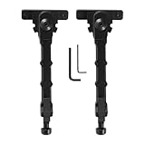 ProWildGear 6 to 8 Inch Aluminium Retractable Side Mount Bipod for M-lok Compatible Handguard Systems