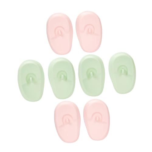 GALPADA Cuffie Di Protezione Per Orecchie in Silicone Impermeabili Per Tintura Chioma, Set 4 Paia, Resistente Alte Temperature, Copriorecchie Morbidi Per Uso Domestico e Styling Chioma