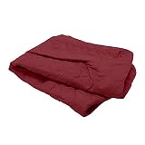 FurHaven Funda de Repuesto para Cama de Perro, Acolchada, Estilo sofá, Lavable a máquina, Color Rojo Vino, tamaño Mediano