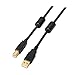 AISENS A101-0009 Kabel USB 2.0 Drucker mit Ferrit, 2 m, Schwarz Baby,Schwarz günstig Kaufen-AISENS A101-0009 Kabel USB 2.0 Drucker mit Ferrit, 2 m, Schwarz