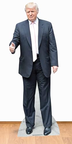 Star Cutouts SC1950 Donald Trump Pink Tie Lifesize Cardboard Cutout (188 cm) – Political Display, Parties, Events & Collector Rooms